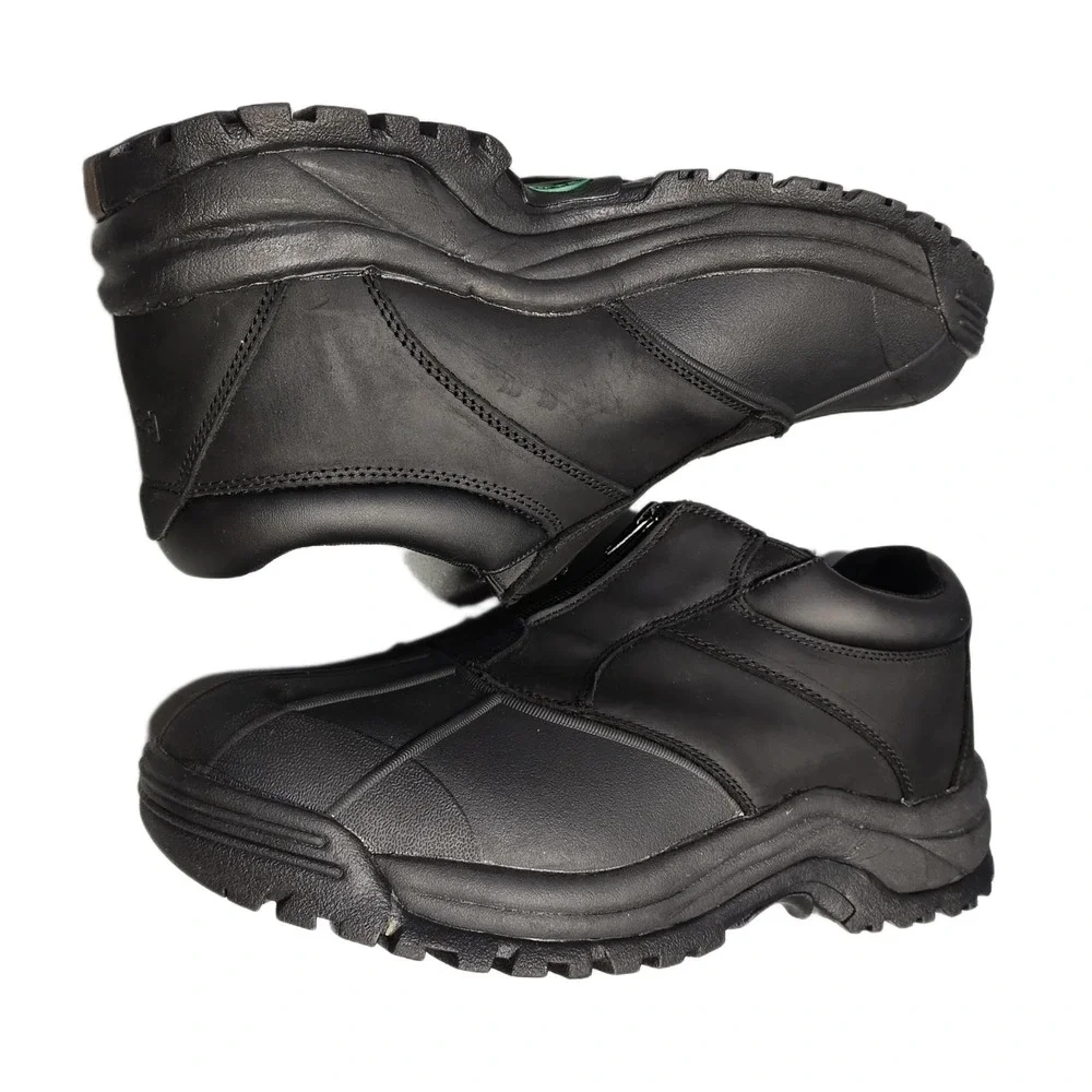 Propet Blizzard Ankle Boots Mens US 12 5E XXWide Black Waterproof Zip Up M3786